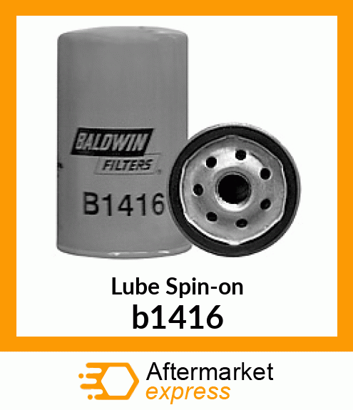 Spare part b1416 + Lube Spin-on