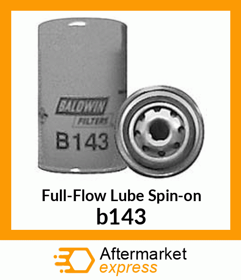 Full-Flow Lube Spin-on b143
