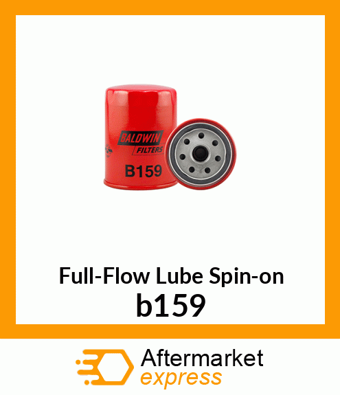 Full-Flow Lube Spin-on b159