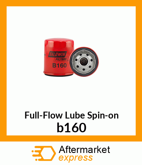 Full-Flow Lube Spin-on b160