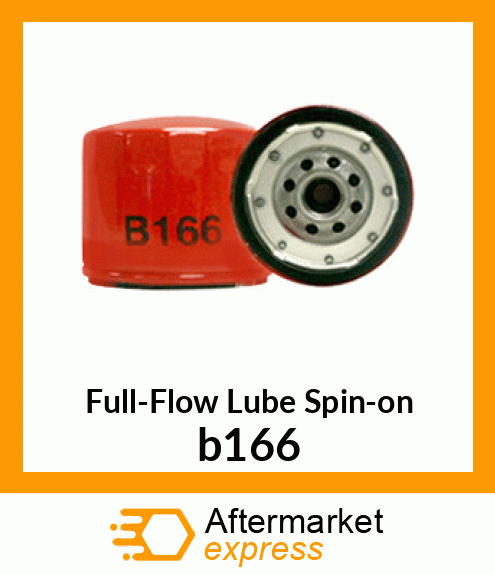 Full-Flow Lube Spin-on b166
