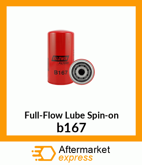 Full-Flow Lube Spin-on b167