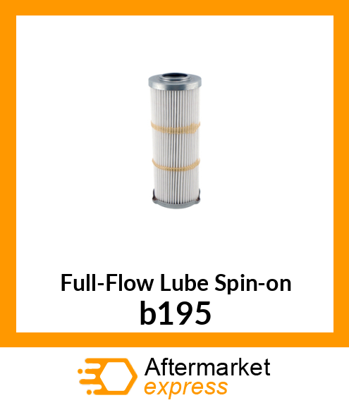 Full-Flow Lube Spin-on b195