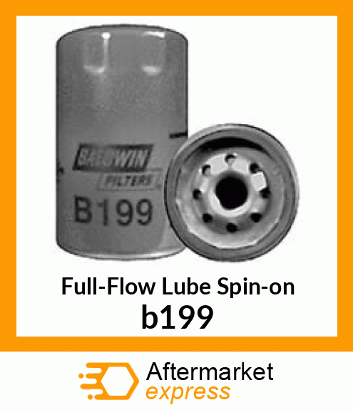 Spare part b199 + Full-Flow Lube Spin-on