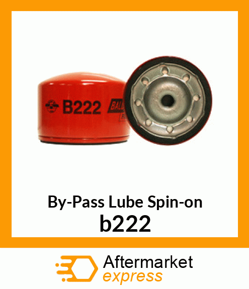 By-Pass Lube Spin-on b222