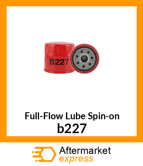 Full-Flow Lube Spin-on b227