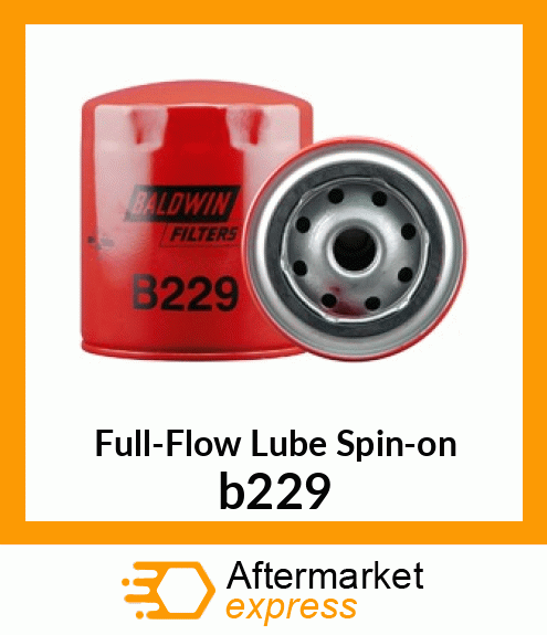 Full-Flow Lube Spin-on b229