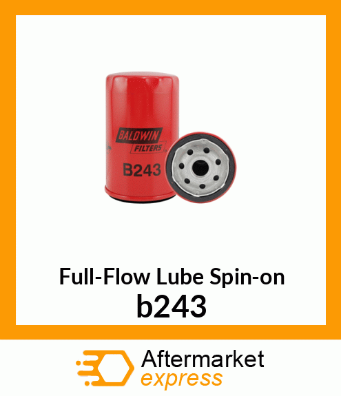 Full-Flow Lube Spin-on b243