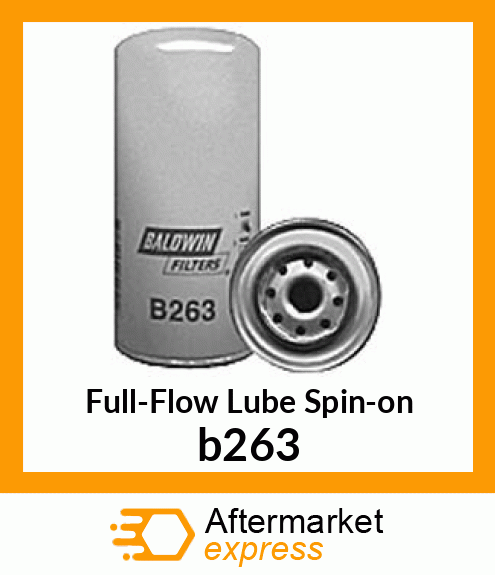 Full-Flow Lube Spin-on b263