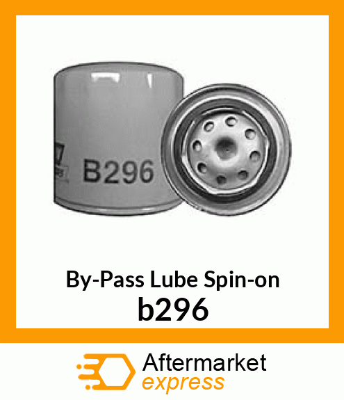 Spare part b296 + By-Pass Lube Spin-on