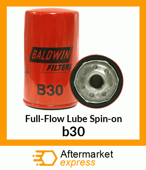 Full-Flow Lube Spin-on b30