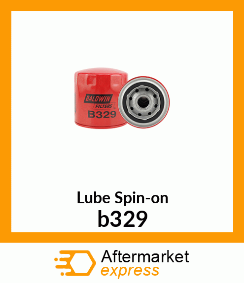 Spare part b329 + Lube Spin-on