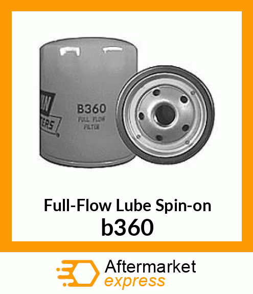 Full-Flow Lube Spin-on b360