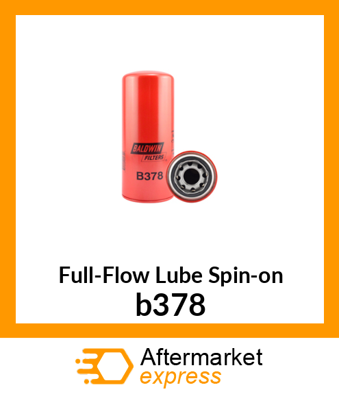 Full-Flow Lube Spin-on b378