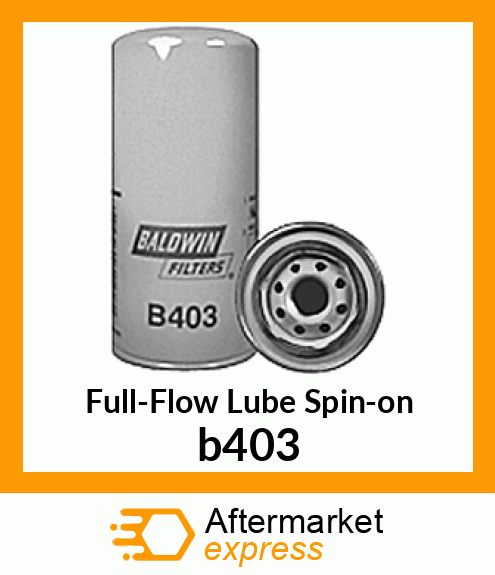 Full-Flow Lube Spin-on b403