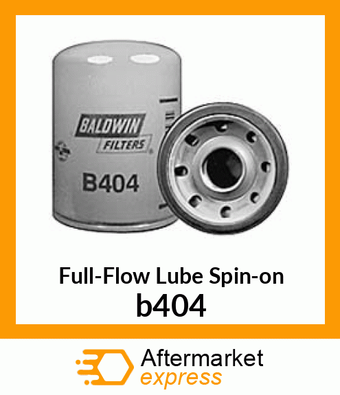 Full-Flow Lube Spin-on b404