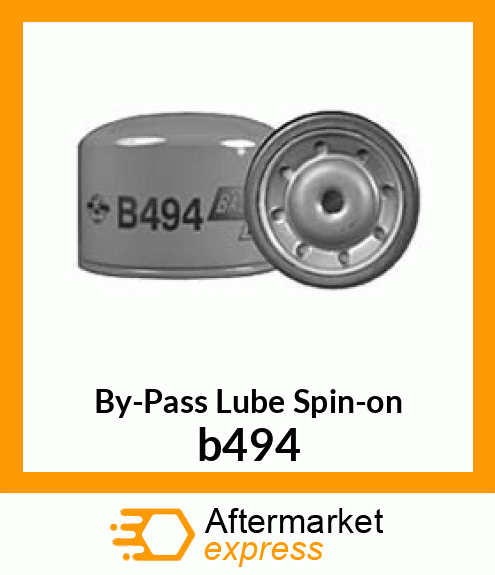 By-Pass Lube Spin-on b494