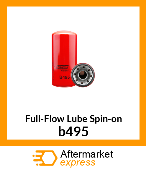 Full-Flow Lube Spin-on b495