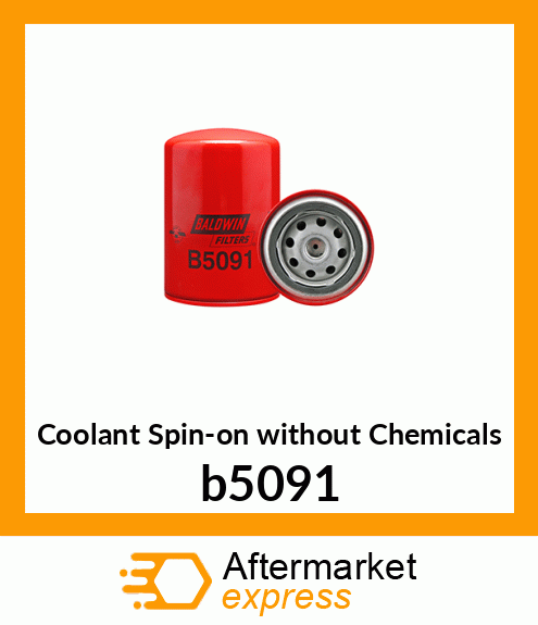 Spare part b5091 + Coolant Spin-on without Chemicals