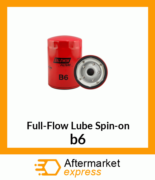 Full-Flow Lube Spin-on b6