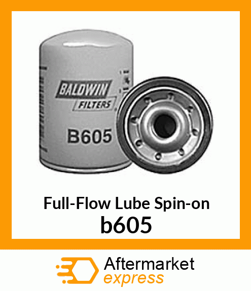 Full-Flow Lube Spin-on b605