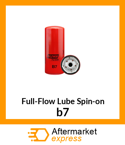 Full-Flow Lube Spin-on b7