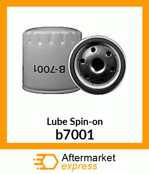 Spare part b7001 + Lube Spin-on