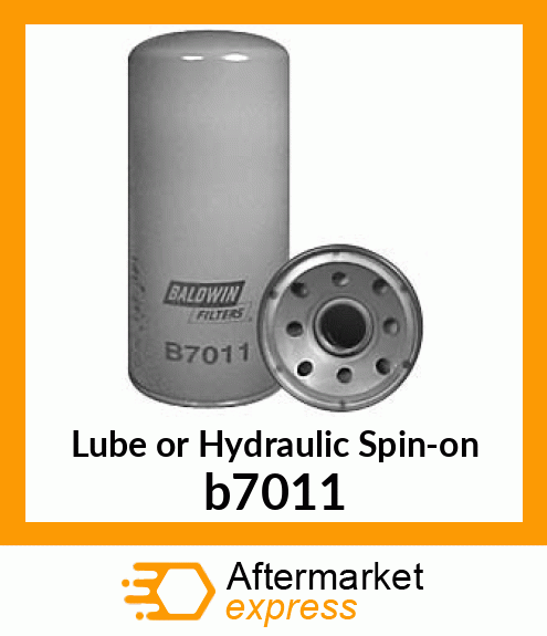 Lube or Hydraulic Spin-on b7011