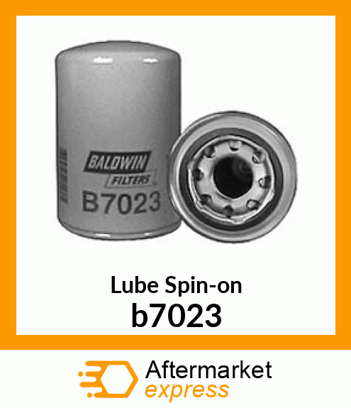 Spare part b7023 + Lube Spin-on