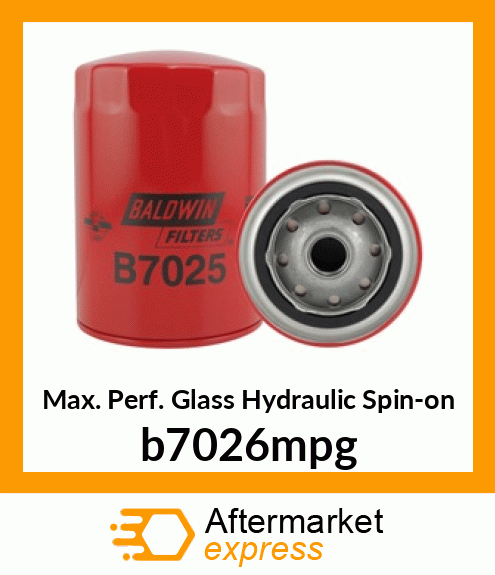 Max. Perf. Glass Hydraulic Spin-on b7026mpg