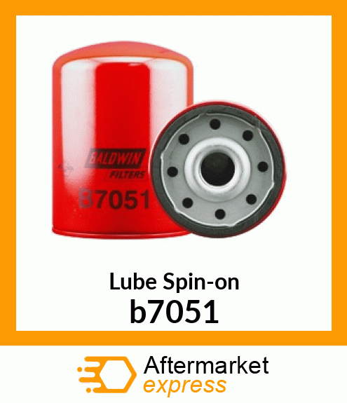 Spare part b7051 + Lube Spin-on