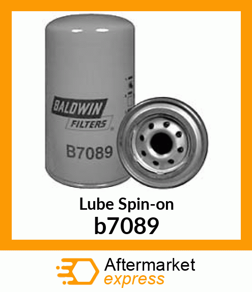 Spare part B7089 + Lube Spin-on