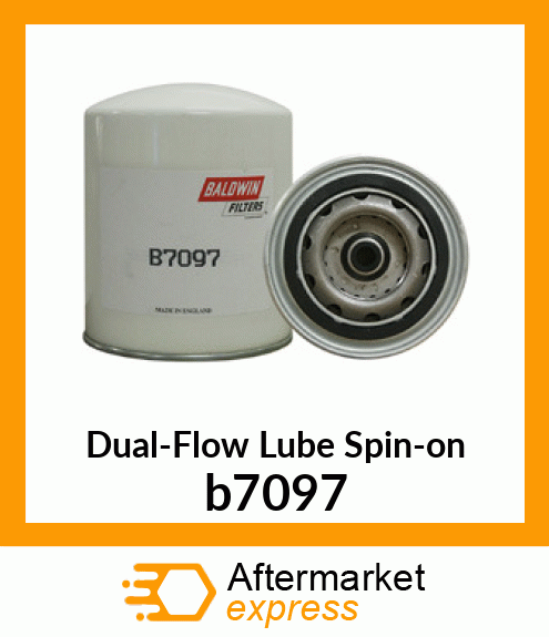 Dual-Flow Lube Spin-on b7097