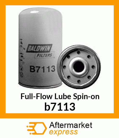Full-Flow Lube Spin-on b7113
