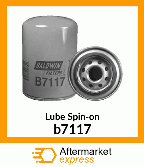 Spare part B7117 + Lube Spin-on