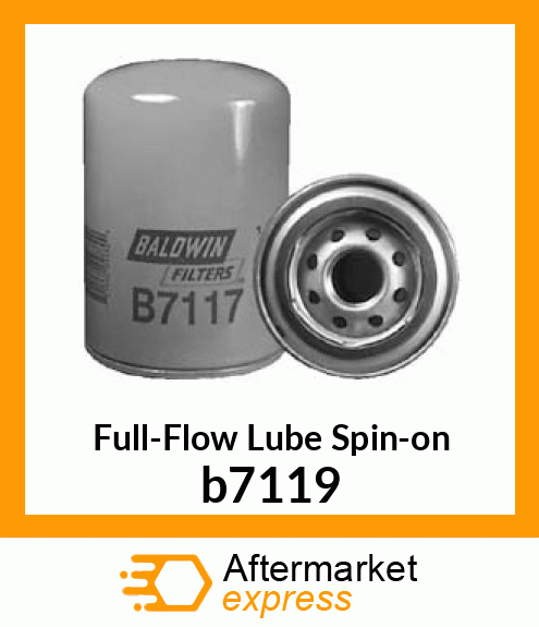 Full-Flow Lube Spin-on b7119