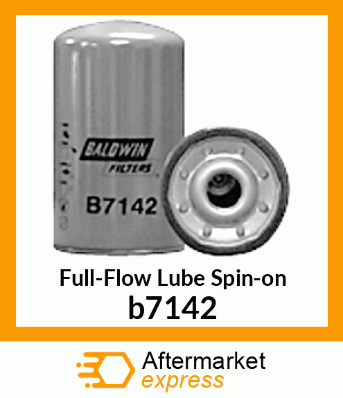 Full-Flow Lube Spin-on b7142