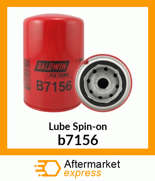 Spare part b7156 + Lube Spin-on