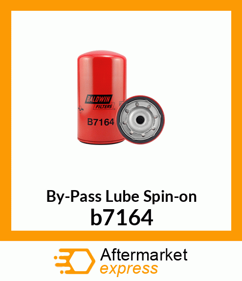 Spare part b7164 + By-Pass Lube Spin-on