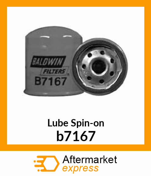 Spare part b7167 + Lube Spin-on