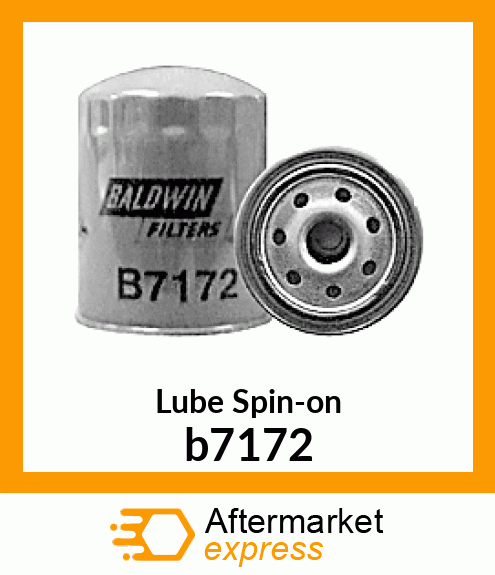 Spare part b7172 + Lube Spin-on