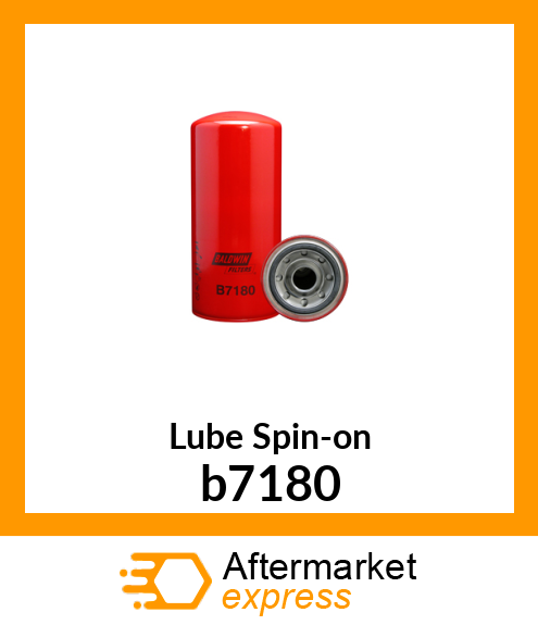 Spare part b7180 + Lube Spin-on