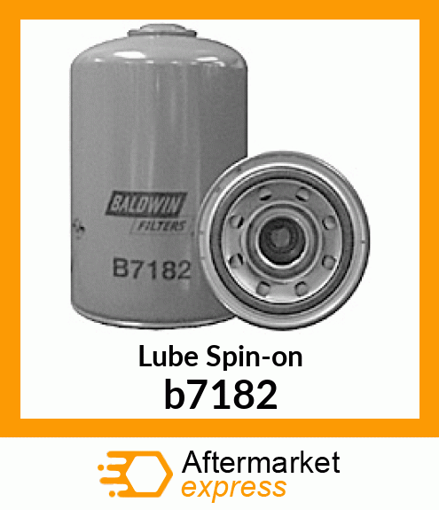 Spare part b7182 + Lube Spin-on