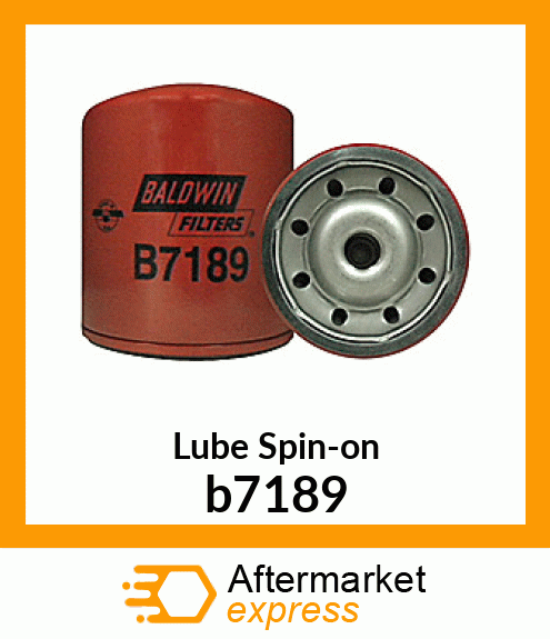 Spare part b7189 + Lube Spin-on