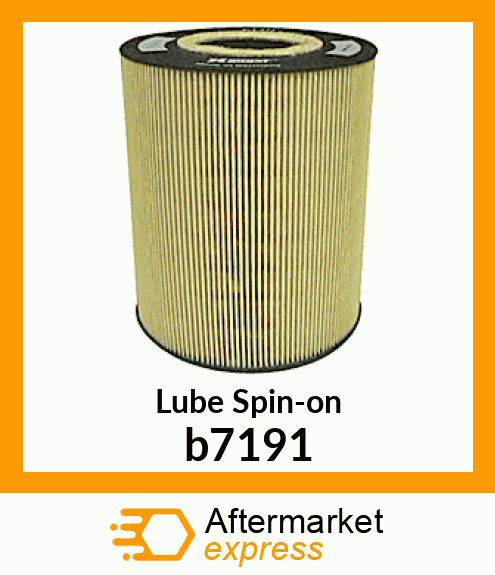 Spare part b7191 + Lube Spin-on