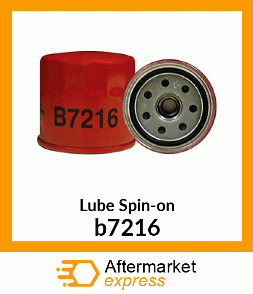 Spare part b7216 + Lube Spin-on