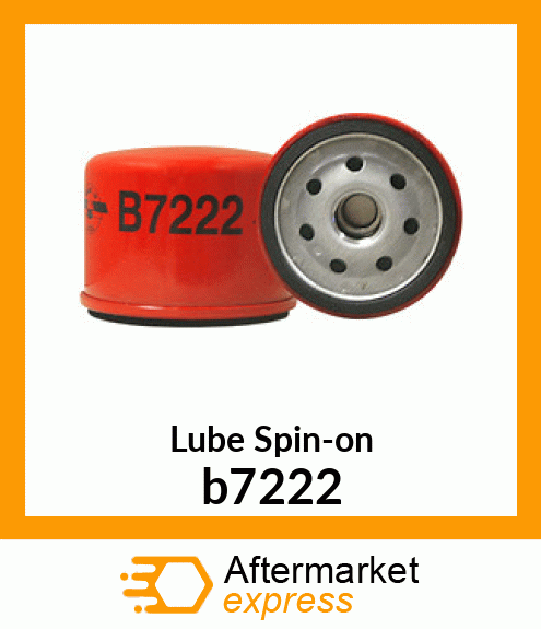 Spare part b7222 + Lube Spin-on