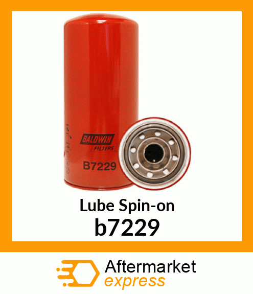 Spare part b7229 + Lube Spin-on