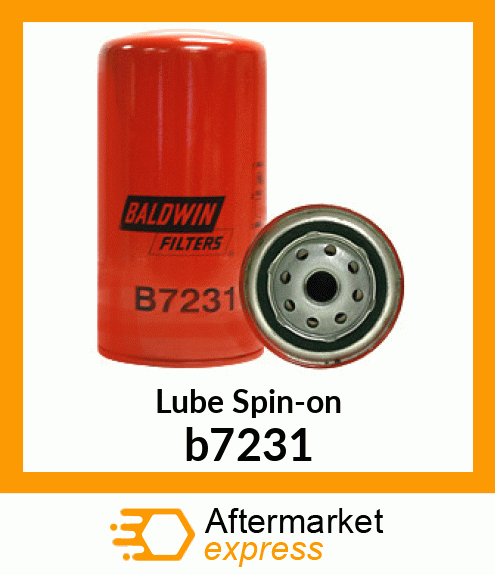 Spare part b7231 + Lube Spin-on