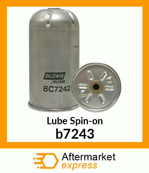 Spare part b7243 + Lube Spin-on